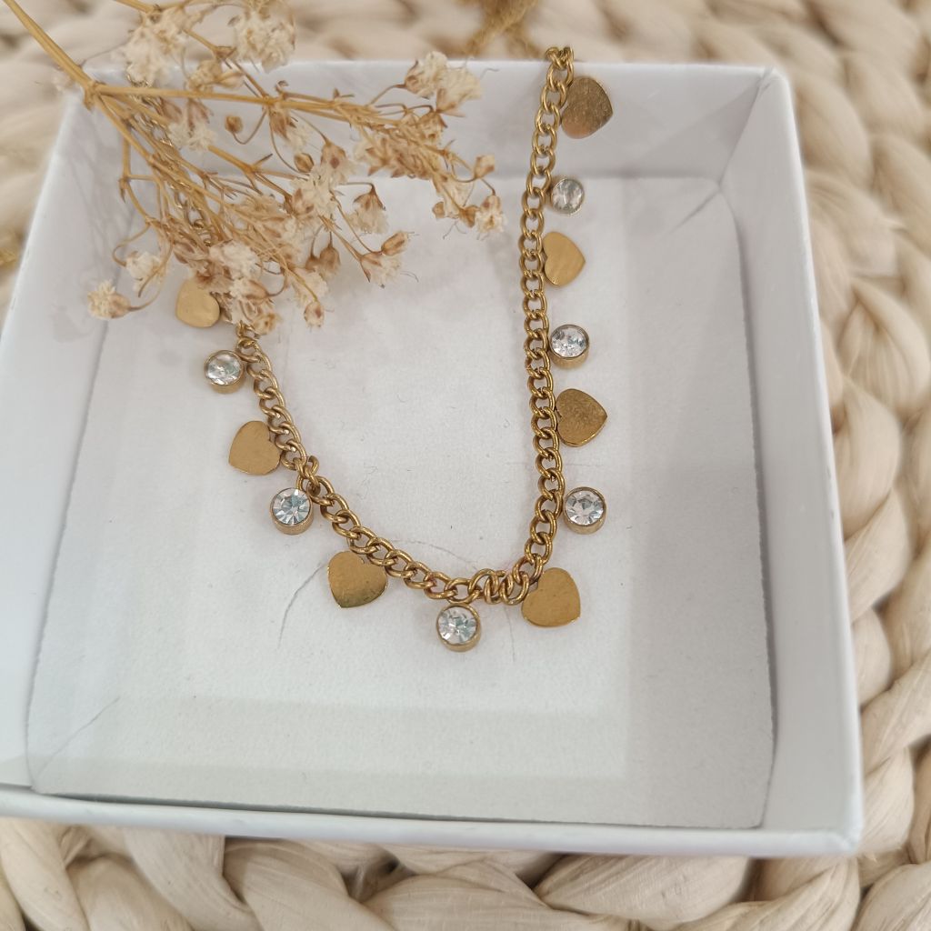 Collar Corazones