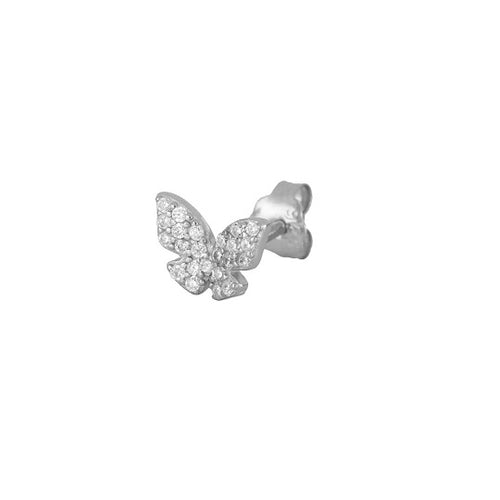 Pendiente Mariposa Plata